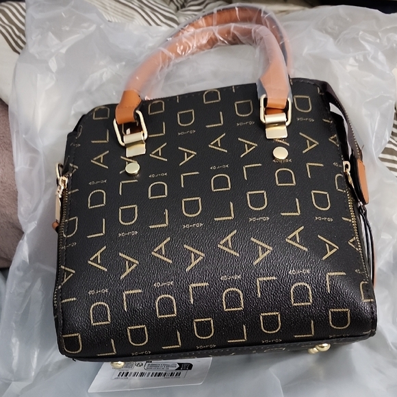ALD Black and Tan Women's Handbag - Picture 1 of 8